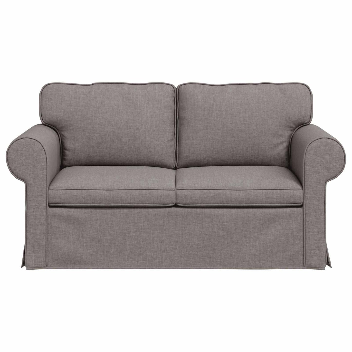 Bank Taupe 215 x 82 x 80 cm Metaal