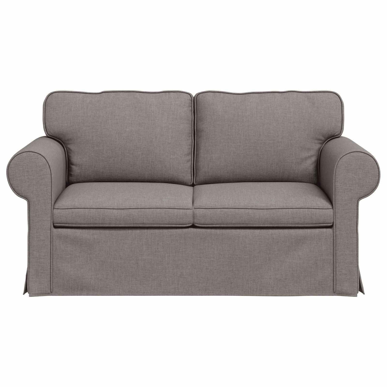 Bank Taupe 215 x 82 x 80 cm Metaal