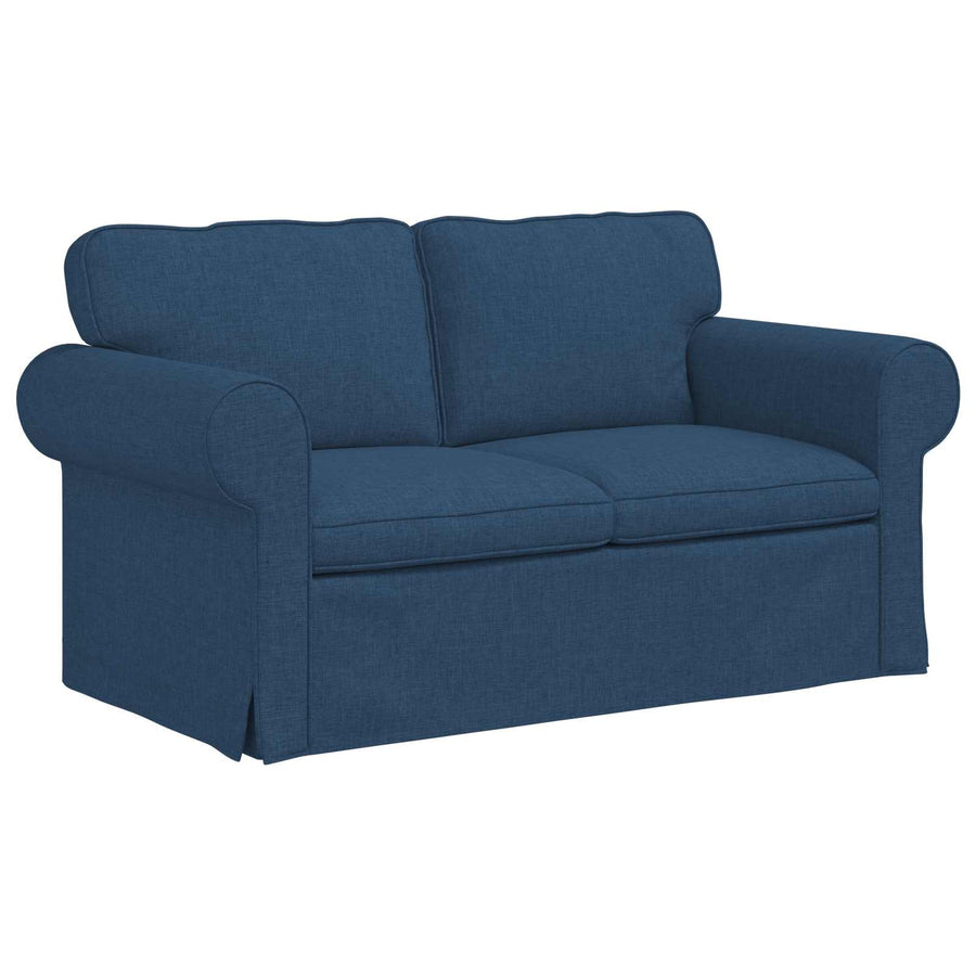 Bank Blauw 215 x 82 x 80 cm Metaal