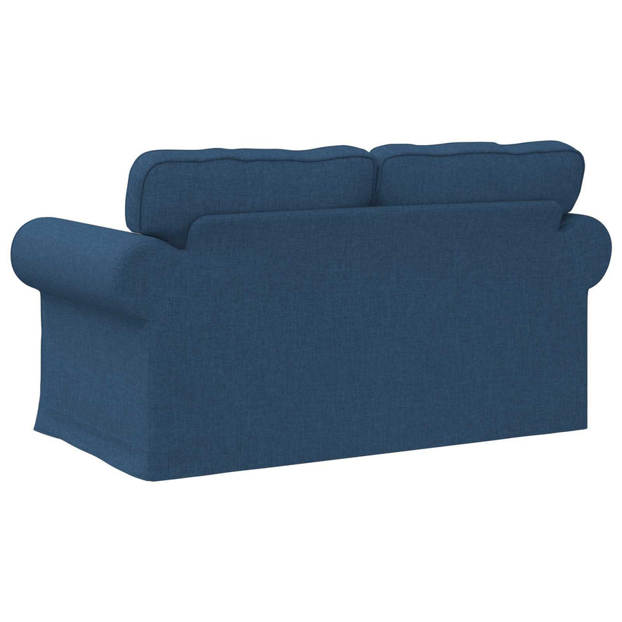 Bank Blauw 215 x 82 x 80 cm Metaal