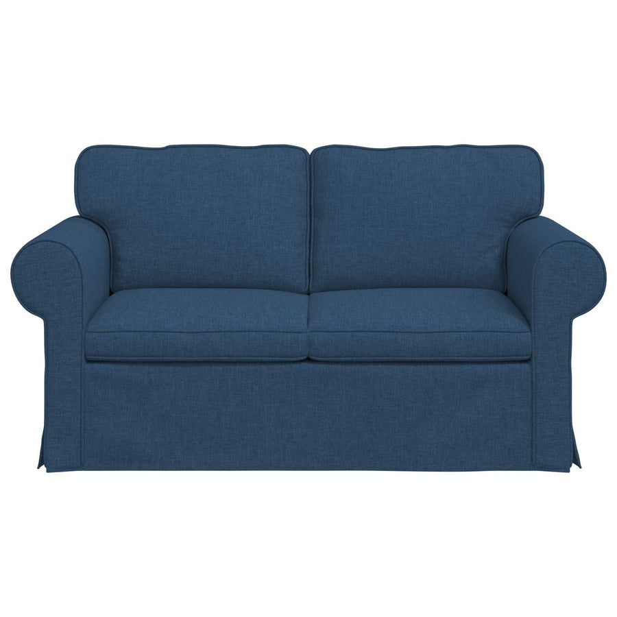 Bank Blauw 215 x 82 x 80 cm Metaal