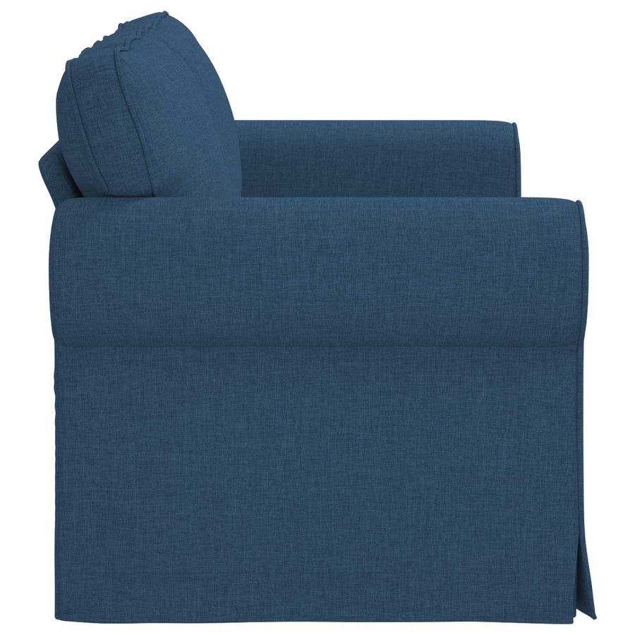 Bank Blauw 215 x 82 x 80 cm Metaal
