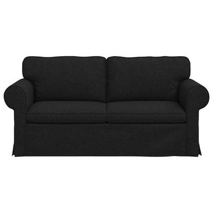 Bank Zwart 215 x 82 x 80 cm Metaal