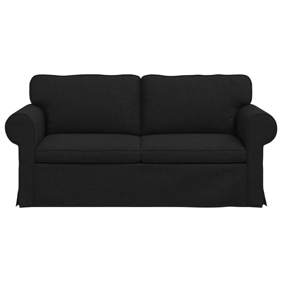 Bank Zwart 215 x 82 x 80 cm Metaal