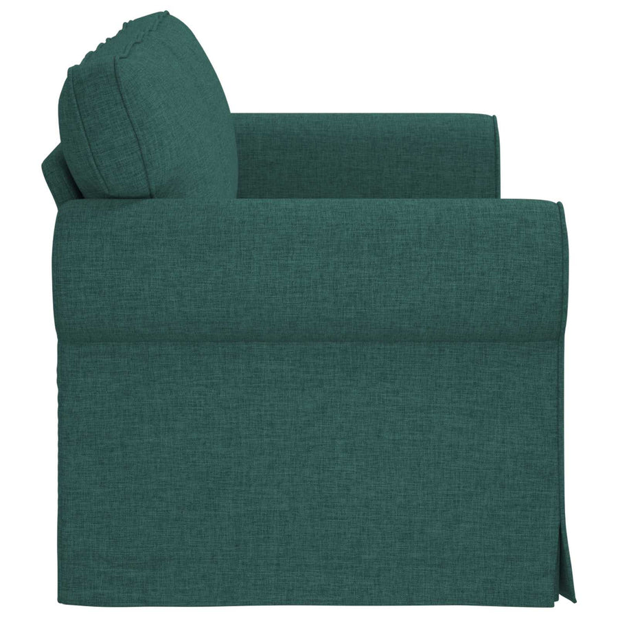 Bank Donkergroen 215 x 82 x 80 cm Metaal