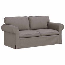Bank Taupe 215 x 82 x 80 cm Metaal