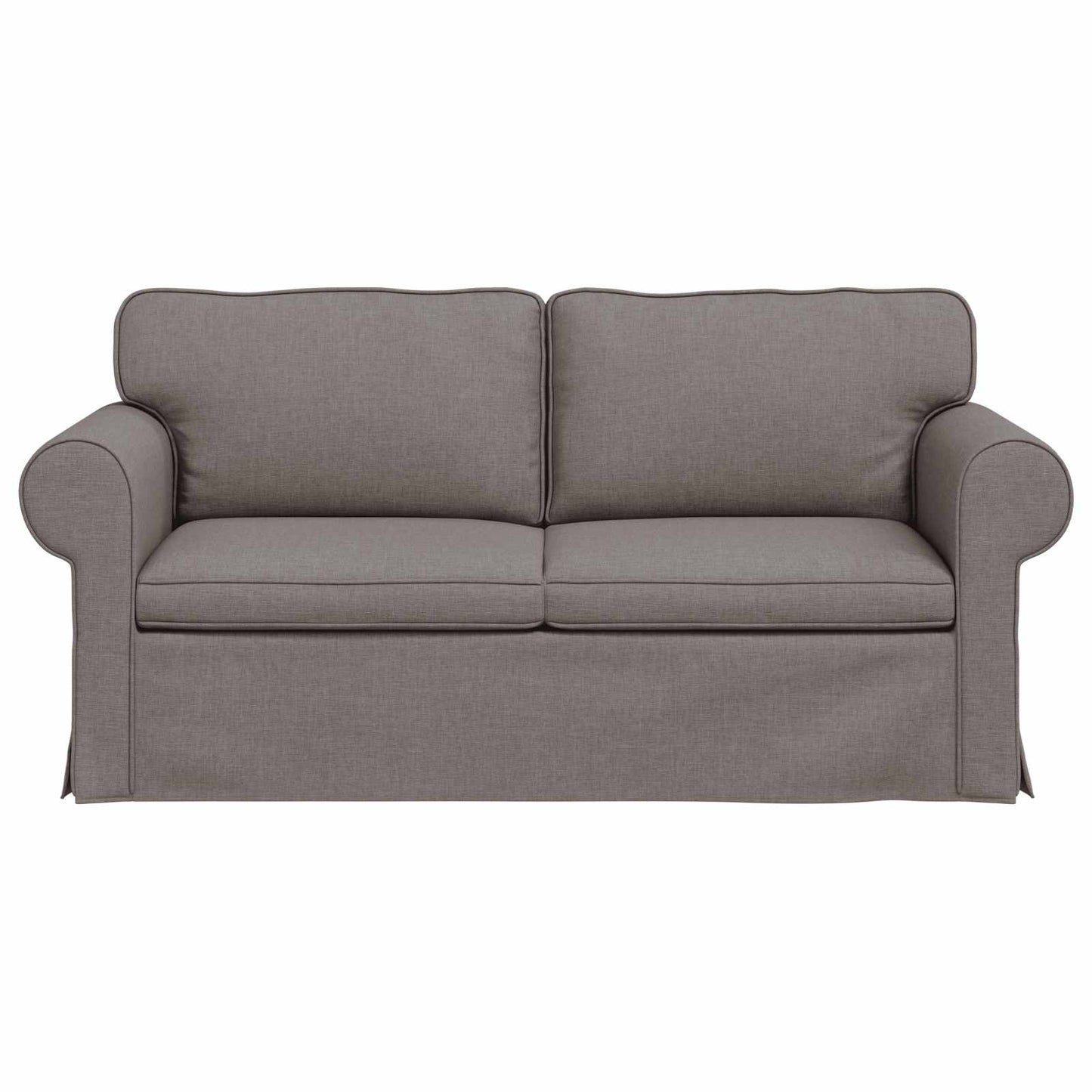 Bank Taupe 215 x 82 x 80 cm Metaal