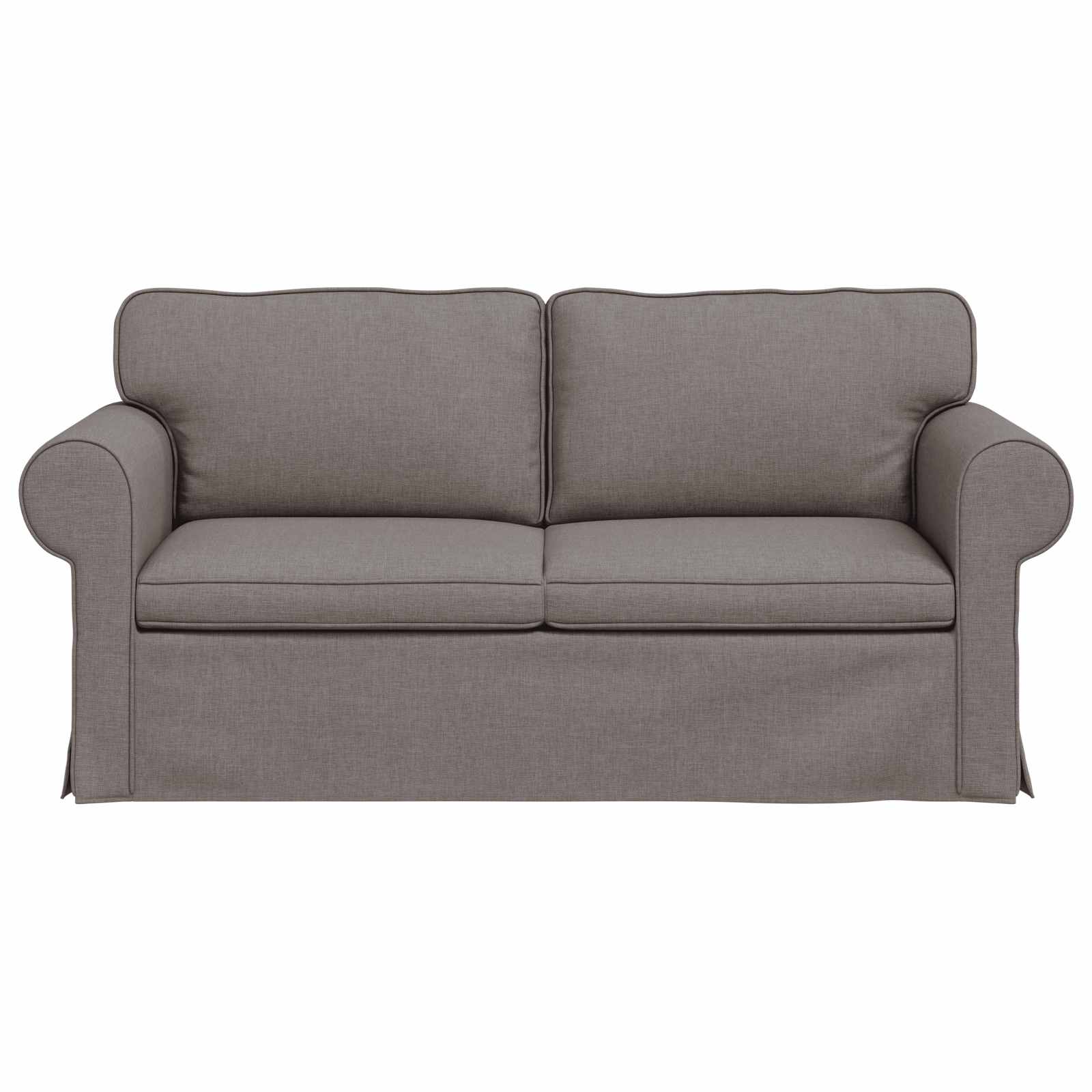 Bank Taupe 215 x 82 x 80 cm Metaal