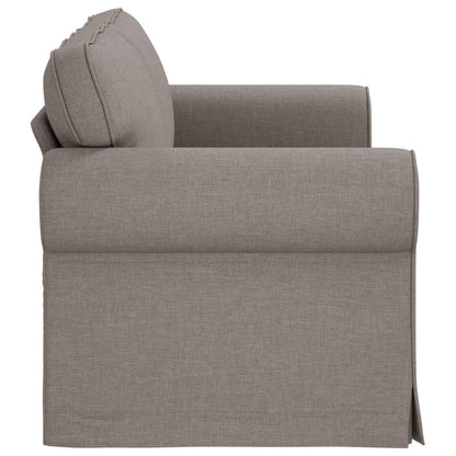 Bank Taupe 215 x 82 x 80 cm Metaal