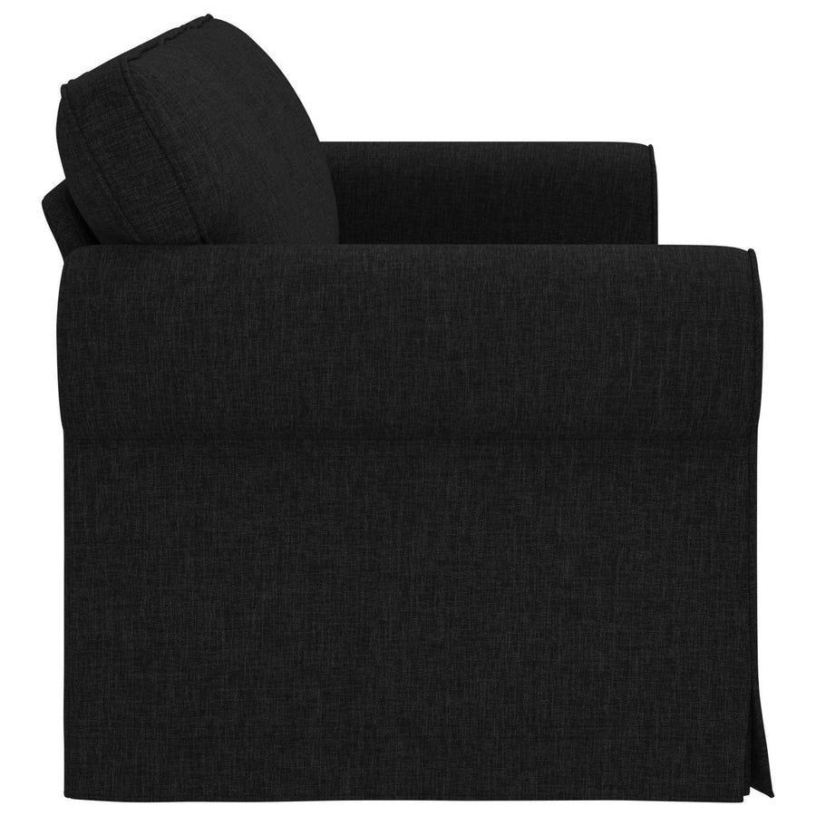 Bank Zwart 215 x 82 x 80 cm Metaal