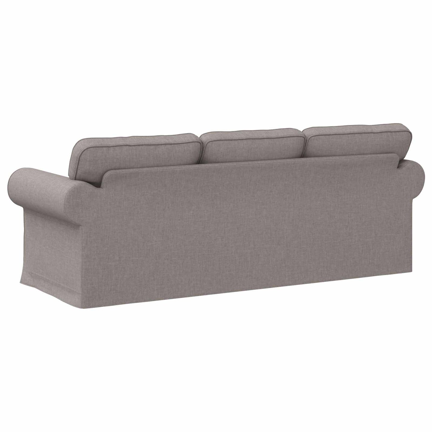 Bank Taupe 215 x 82 x 80 cm Metaal