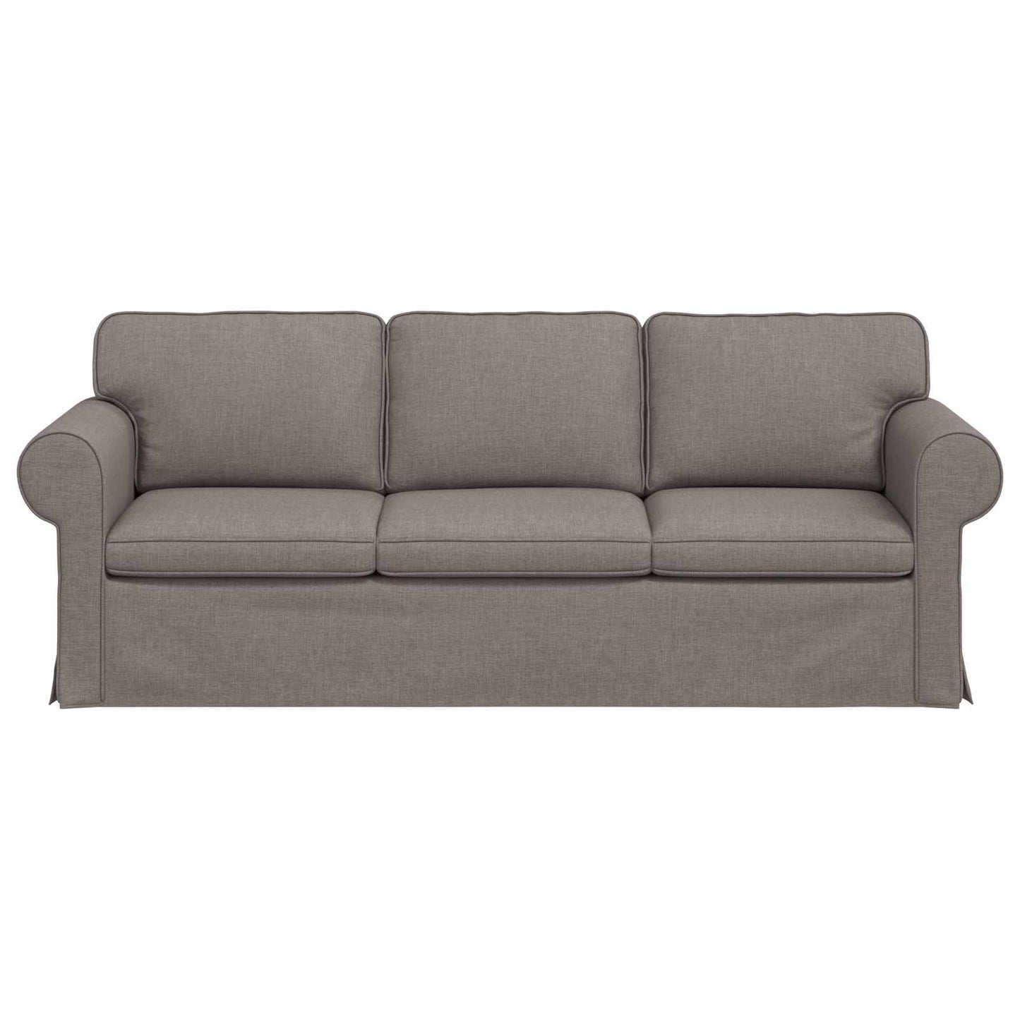 Bank Taupe 215 x 82 x 80 cm Metaal