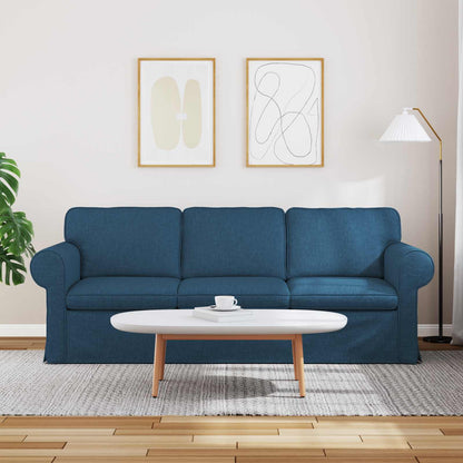 Bank Blauw 215 x 82 x 80 cm Metaal