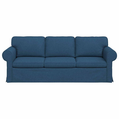 Bank Blauw 215 x 82 x 80 cm Metaal
