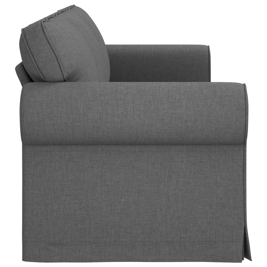 Bank Donkergrijs 215 x 82 x 80 cm Metaal