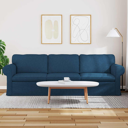 Bank Blauw 215 x 82 x 80 cm Metaal