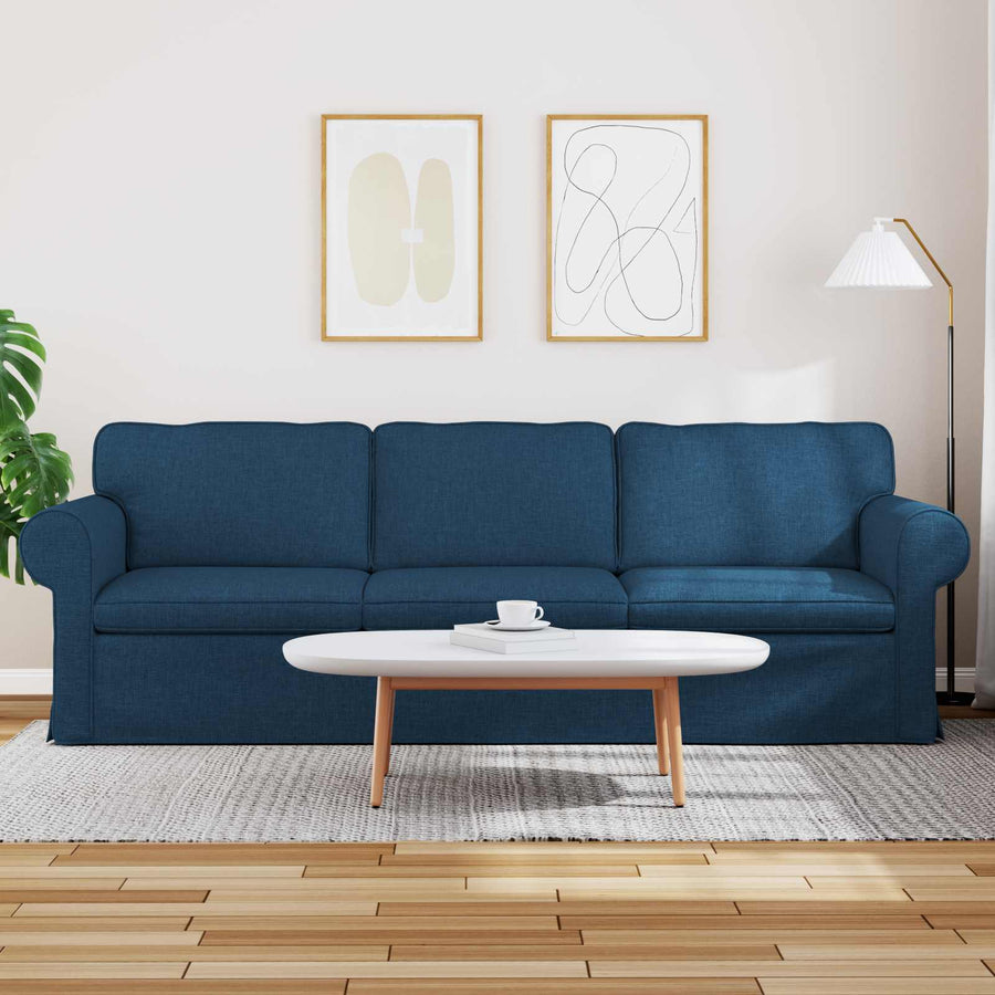 Bank Blauw 245 x 82 x 80 cm Stof