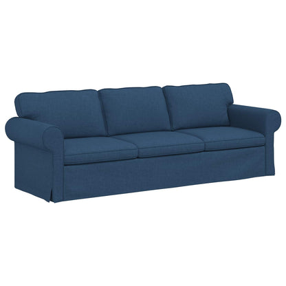 Bank Blauw 215 x 82 x 80 cm Metaal