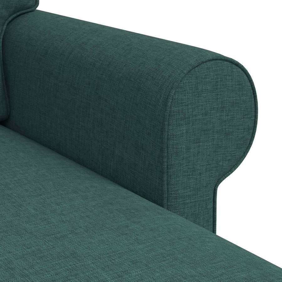 Bank Donkergroen 215 x 138 x 80 cm Metaal