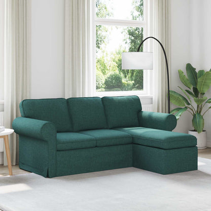 Bank Donkergroen 215 x 138 x 80 cm Metaal