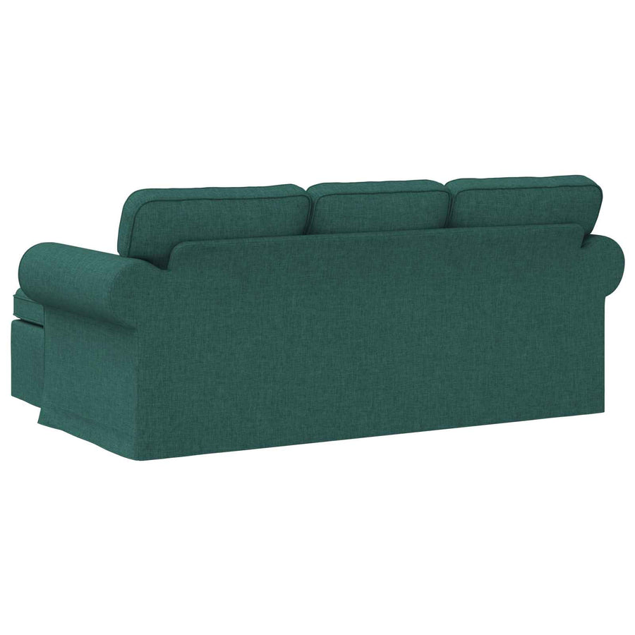 Bank Donkergroen 215 x 138 x 80 cm Metaal