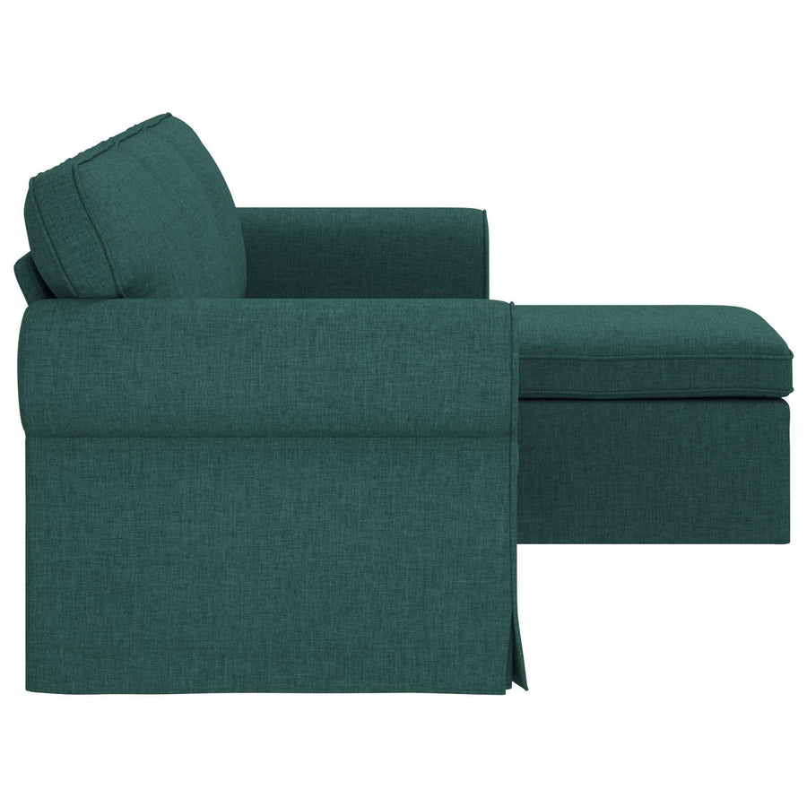 Bank Donkergroen 215 x 138 x 80 cm Metaal