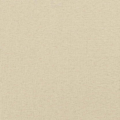 Bank Crème 215 x 138 x 80 cm Metaal
