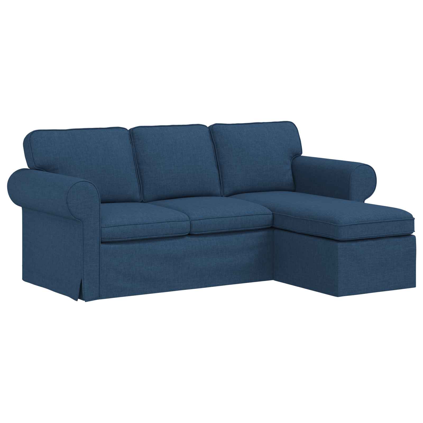 Bank Blauw 215 x 138 x 80 cm Metaal