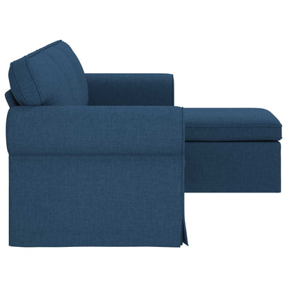 Bank Blauw 215 x 138 x 80 cm Metaal