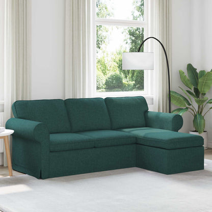 Bank Donkergroen 215 x 138 x 80 cm Metaal