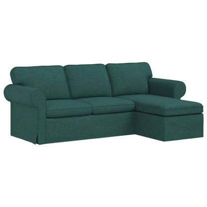 Bank Donkergroen 215 x 138 x 80 cm Metaal