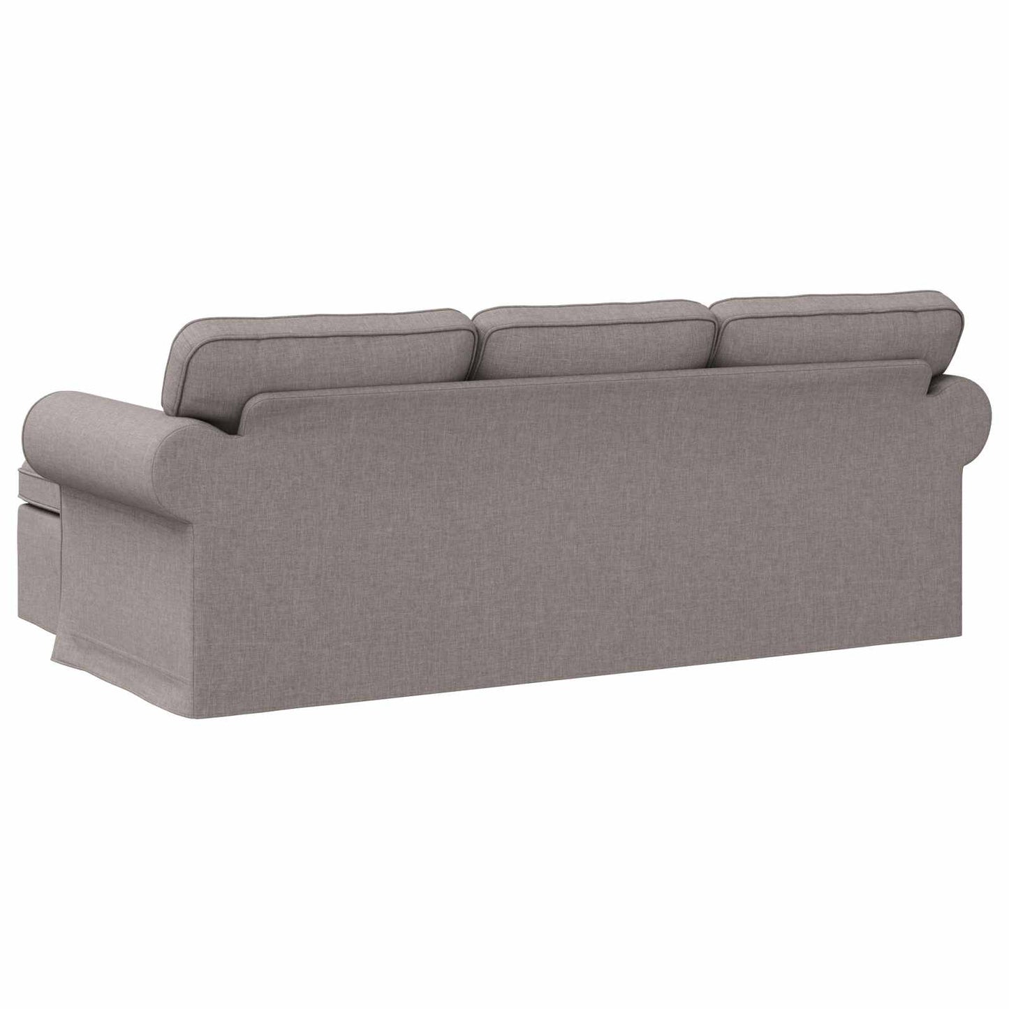 Bank Taupe 215 x 138 x 80 cm Metaal