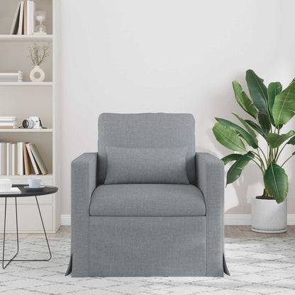 Bank Lichtgrijs 78 x 78 x 80 cm Metaal