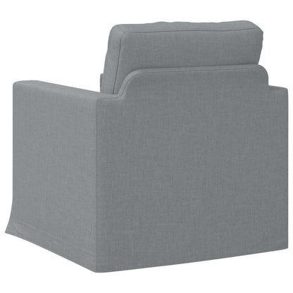 Bank Lichtgrijs 78 x 78 x 80 cm Metaal