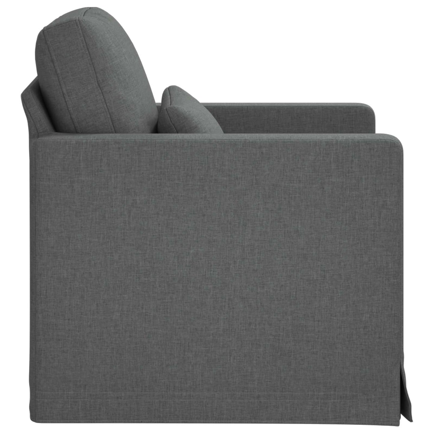 Bank Donkergrijs 78 x 78 x 80 cm Metaal