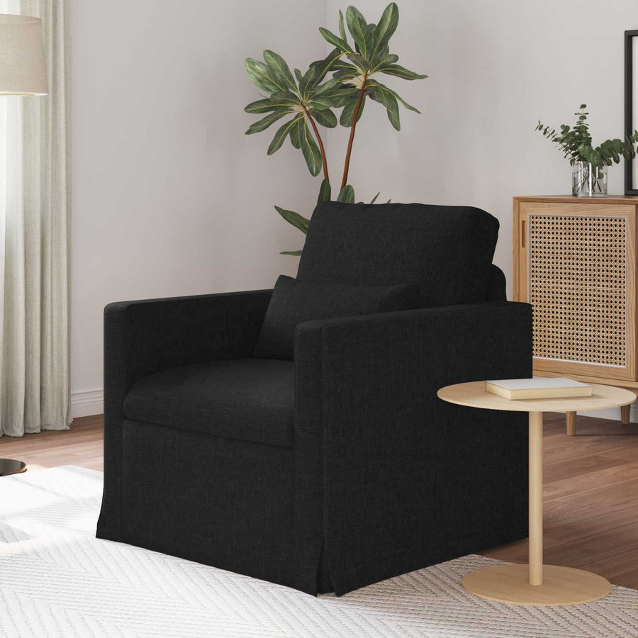 Bank Zwart 78 x 78 x 80 cm Metaal
