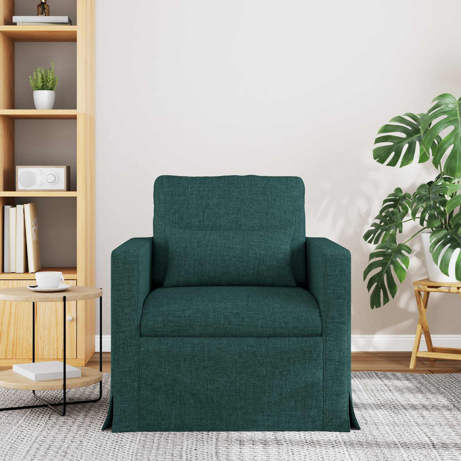 Bank Donkergroen 78 x 78 x 80 cm Metaal
