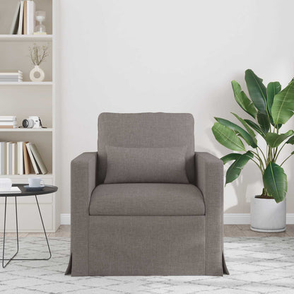 Bank Taupe 78 x 78 x 80 cm Metaal