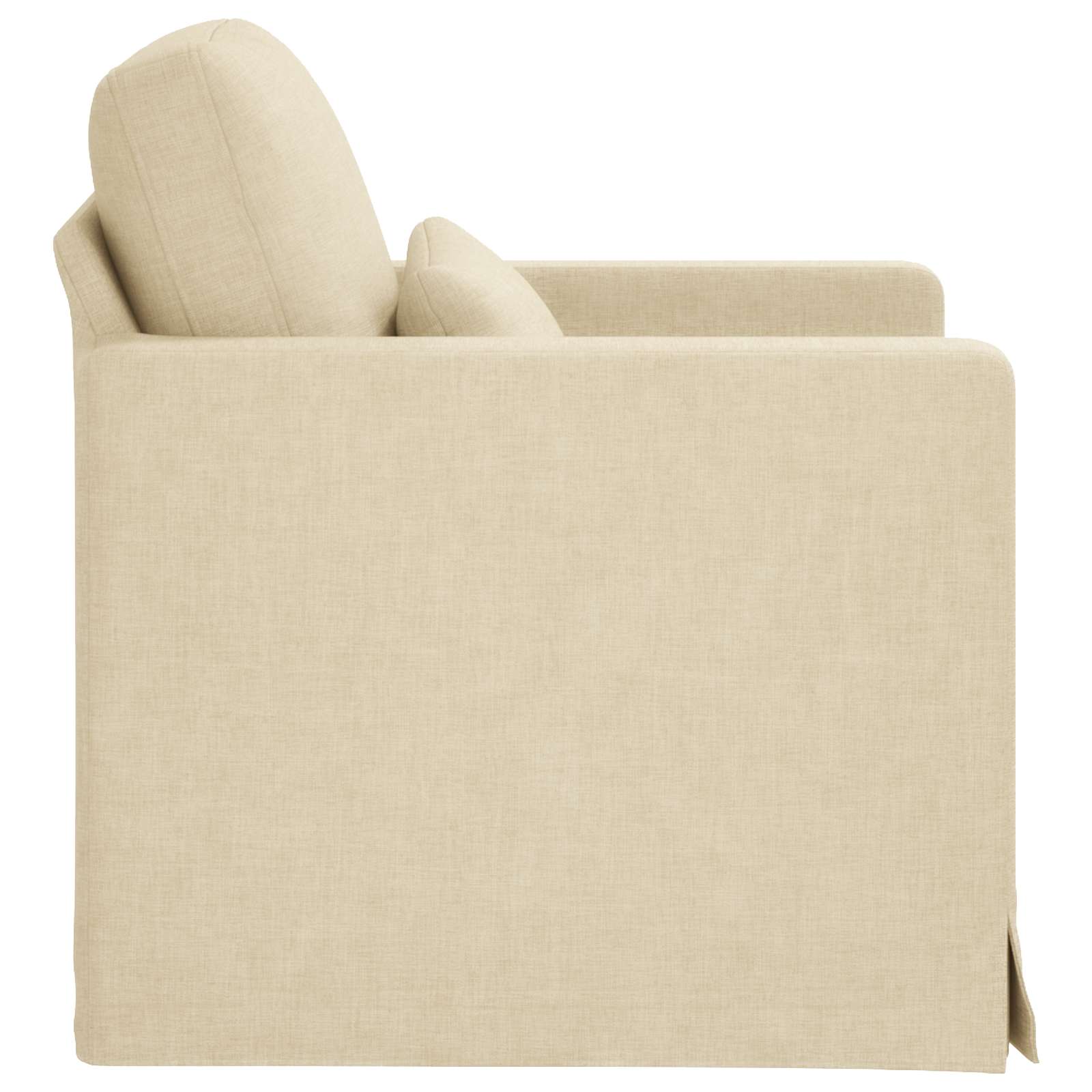 Bank 60cm Crème Metaal