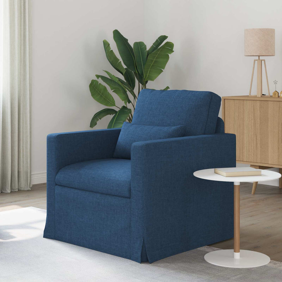 Bank Blauw 78 x 78 x 80 cm Metaal
