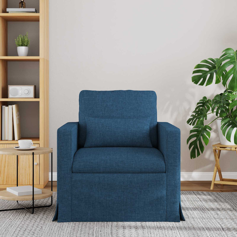 Bank Blauw 78 x 78 x 80 cm Metaal