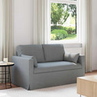 Sofa Light Grey 139 x 78 x 80 cm Fabric