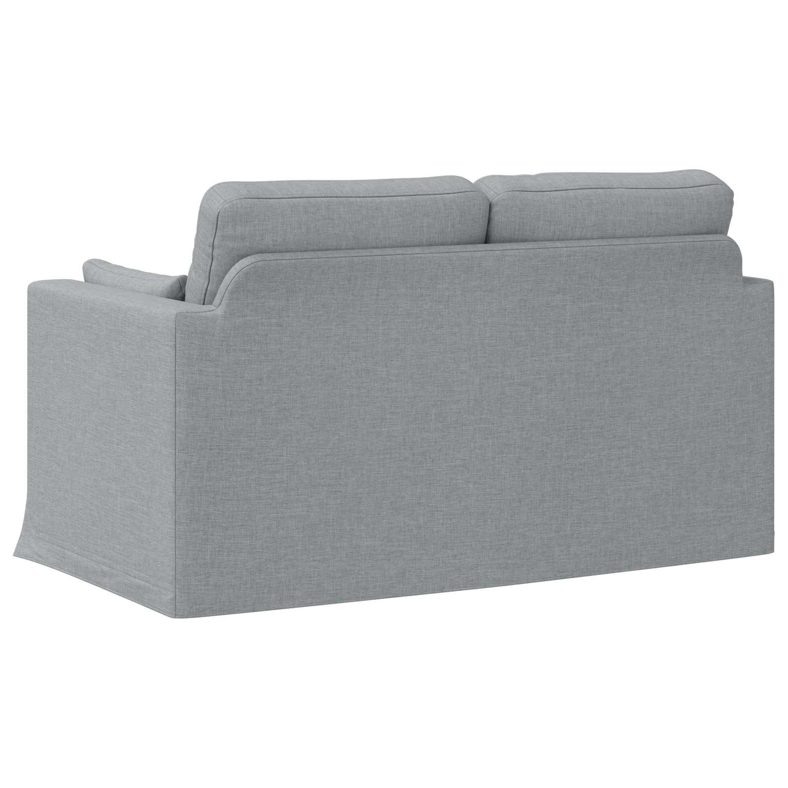 Bank Lichtgrijs 138 x 78 x 80 cm Metaal