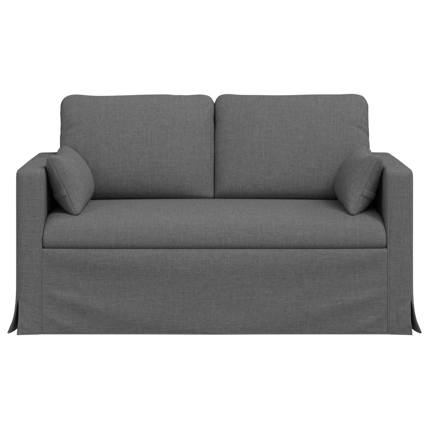 Bank Donkergrijs 138 x 78 x 80 cm Metaal