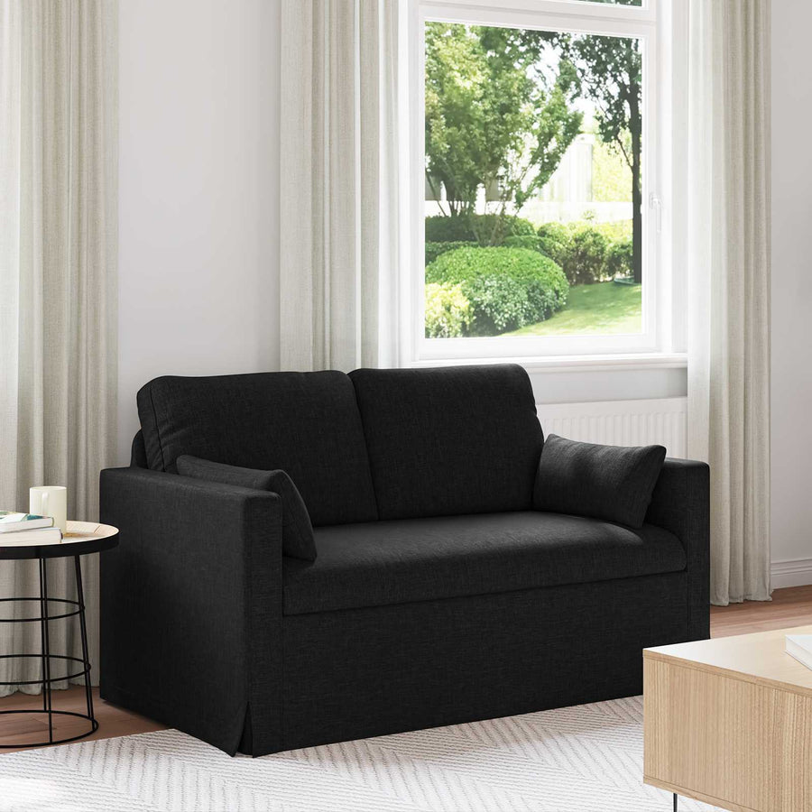 Bank Zwart 138 x 78 x 80 cm Metaal