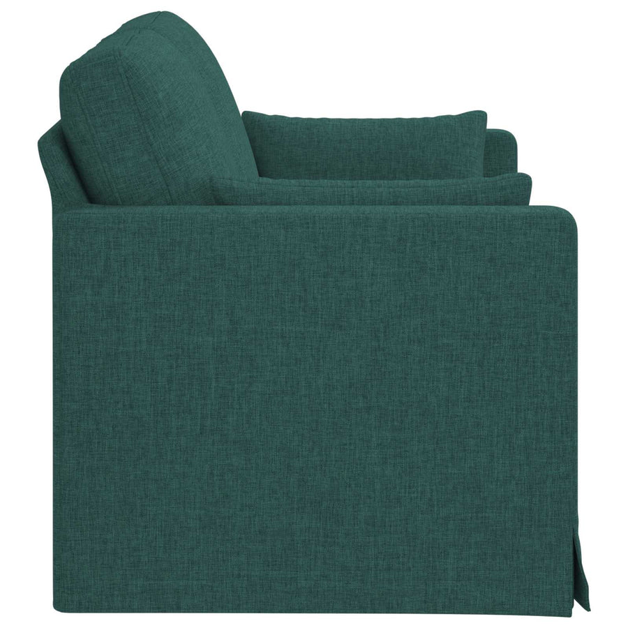 Bank Donkergroen 138 x 78 x 80 cm Metaal