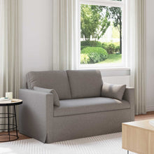Bank Taupe 138 x 78 x 80 cm Metaal
