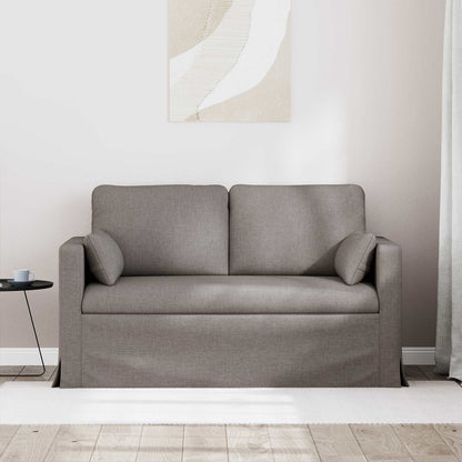 Bank Taupe 138 x 78 x 80 cm Metaal