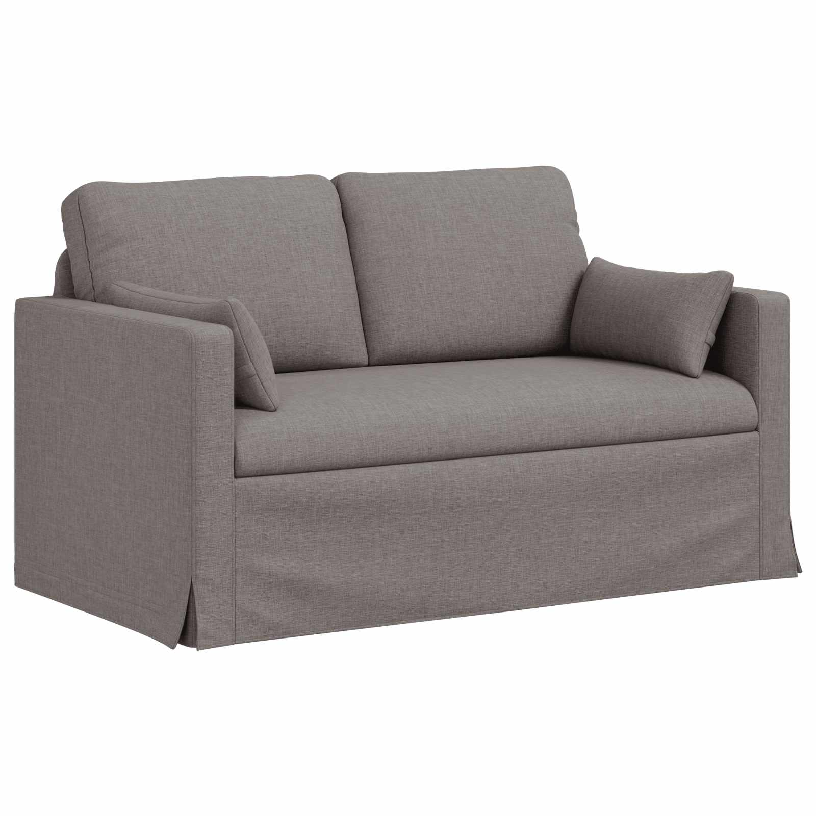 Bank Taupe 138 x 78 x 80 cm Metaal