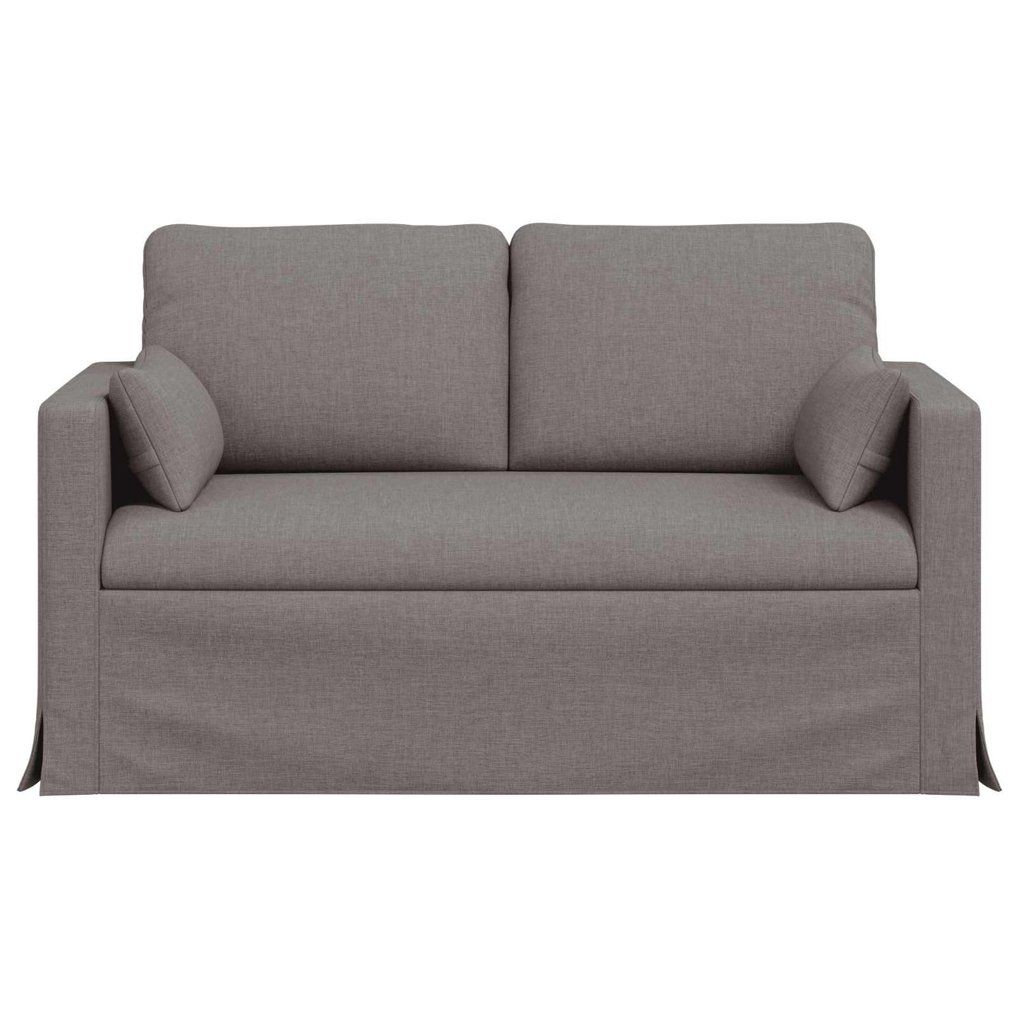 Bank Taupe 138 x 78 x 80 cm Metaal